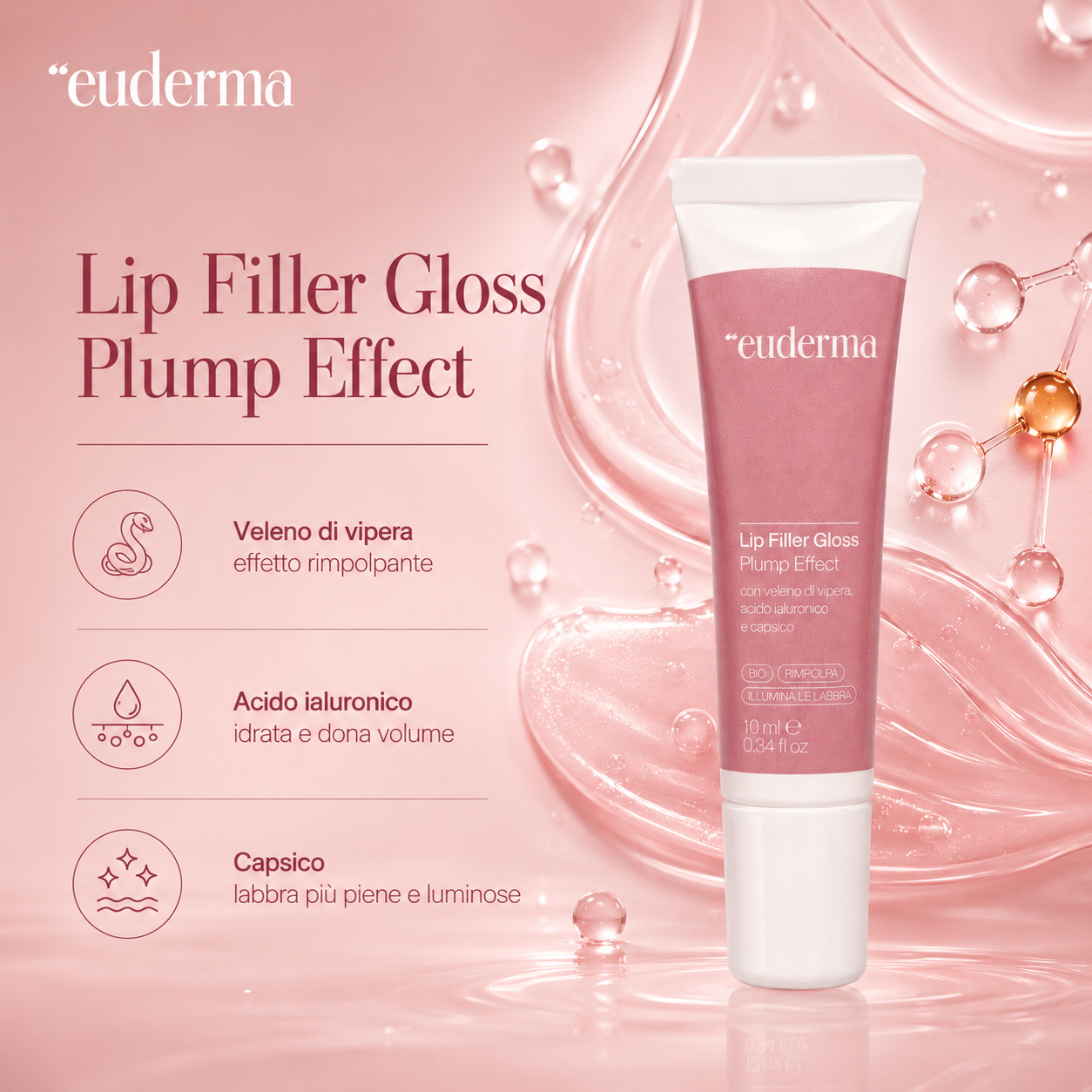 Lip Filler Gloss Plump Effect